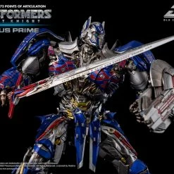 Maybang's Collectibles Threezero Transformers The Last Knight DLX Scale Collectible Series Optimus Prime Diecast Action Figure