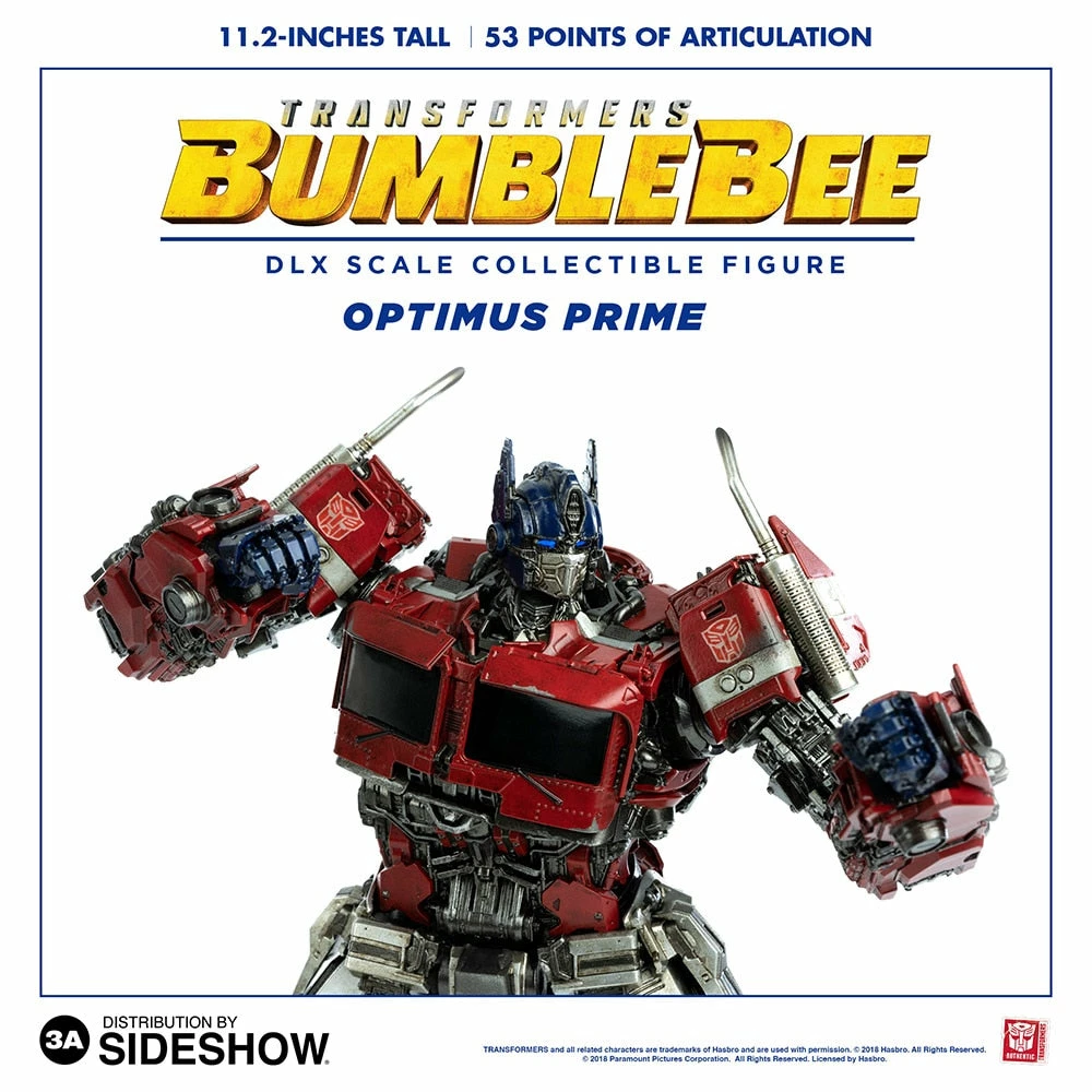 Maybang's Collectibles ThreeA Toys Transformers Bumblebee Movie Optimus Prime DLX Scale - Die-Cast Metal Collectible Figure ThreeA 3A 12 Maybang's Collectibles ThreeA Toys Transformers Bumblebee Movie Optimus Prime DLX Scale - Die-Cast Metal Collectible Figure ThreeA 3A