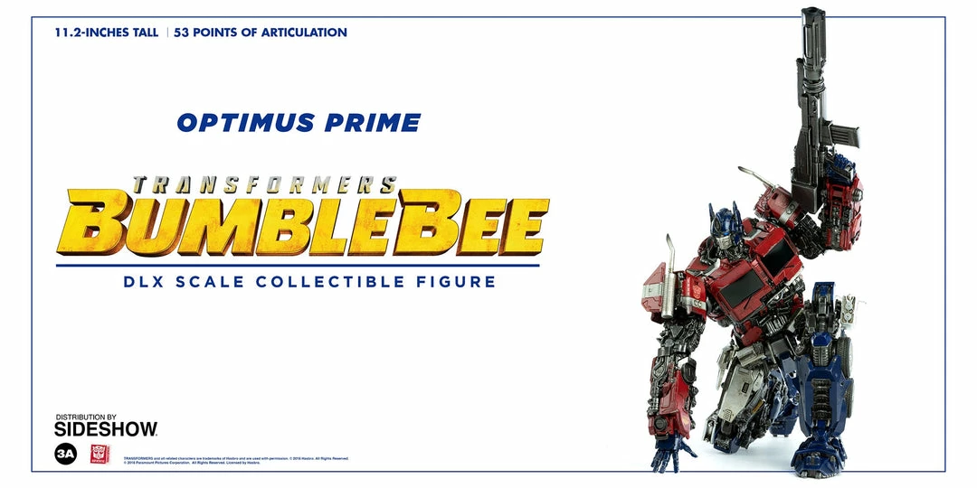 Maybang's Collectibles ThreeA Toys Transformers Bumblebee Movie Optimus Prime DLX Scale - Die-Cast Metal Collectible Figure ThreeA 3A 18 Maybang's Collectibles ThreeA Toys Transformers Bumblebee Movie Optimus Prime DLX Scale - Die-Cast Metal Collectible Figure ThreeA 3A