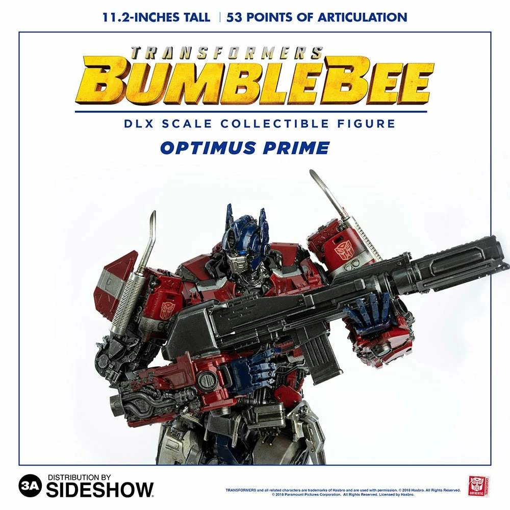 Maybang's Collectibles ThreeA Toys Transformers Bumblebee Movie Optimus Prime DLX Scale - Die-Cast Metal Collectible Figure ThreeA 3A 22 Maybang's Collectibles ThreeA Toys Transformers Bumblebee Movie Optimus Prime DLX Scale - Die-Cast Metal Collectible Figure ThreeA 3A