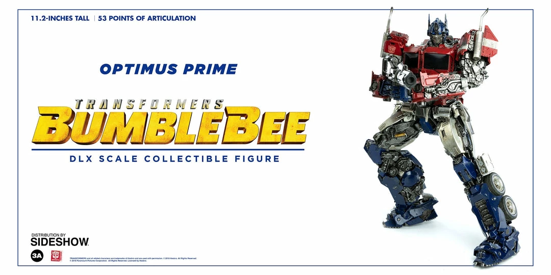 Maybang's Collectibles ThreeA Toys Transformers Bumblebee Movie Optimus Prime DLX Scale - Die-Cast Metal Collectible Figure ThreeA 3A 25 Maybang's Collectibles ThreeA Toys Transformers Bumblebee Movie Optimus Prime DLX Scale - Die-Cast Metal Collectible Figure ThreeA 3A