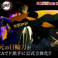 Maybang's Collectibles Bandai Spirits Tamashii Nations Demon Slayer: Kimetsu No Yaiba Proplica Tengen Uzui's Nichirin Swords Prop Replicas