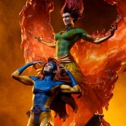 Maybang's Collectibles Sideshow Marvel Comics X-Men Phoenix And Jean Grey Maquette Statue Sideshow Collectibles