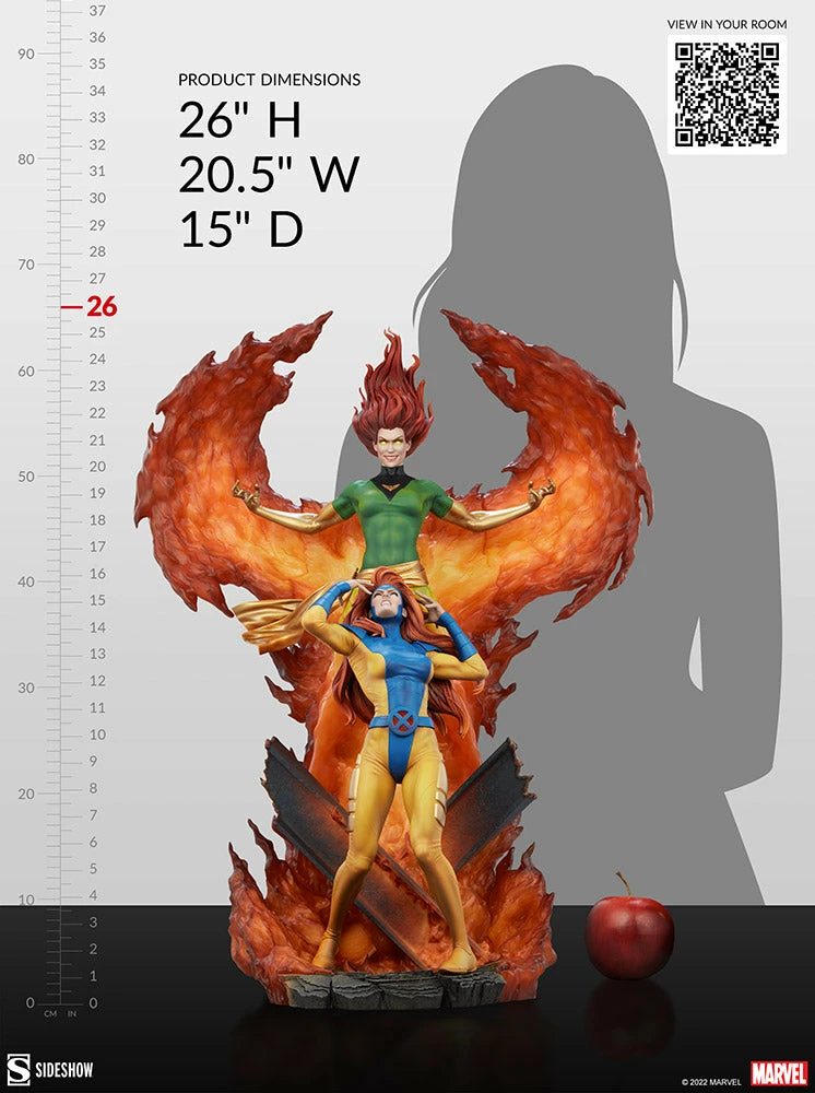 Maybang's Collectibles Sideshow Marvel Comics X-Men Phoenix And Jean Grey Maquette Statue Sideshow Collectibles 5 Maybang's Collectibles Sideshow Marvel Comics X-Men Phoenix And Jean Grey Maquette Statue Sideshow Collectibles