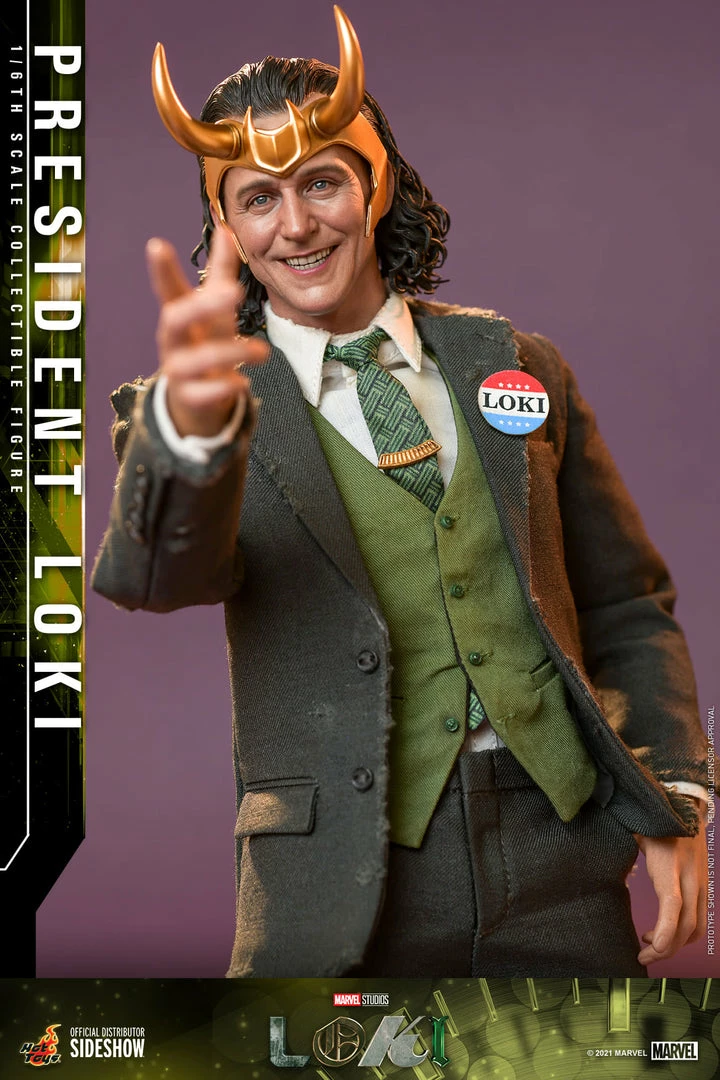 Maybang's Collectibles Hot Toys Marvel Television Masterpiece Series Loki President Loki 1/6 Scale 12" Collectible Figure 9 Maybang's Collectibles Hot Toys Marvel Television Masterpiece Series Loki President Loki 1/6 Scale 12" Collectible Figure