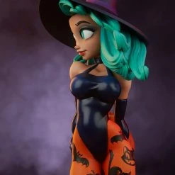 Maybang's Collectibles Sideshow Collectibles Sideshow Chris Sanders Happy HallowQueens Collection Pumpkin Witch Statue