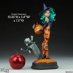 Maybang's Collectibles Sideshow Collectibles Sideshow Chris Sanders Happy HallowQueens Collection Pumpkin Witch Statue