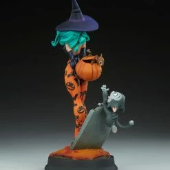 Maybang's Collectibles Sideshow Collectibles Sideshow Chris Sanders Happy HallowQueens Collection Pumpkin Witch Statue