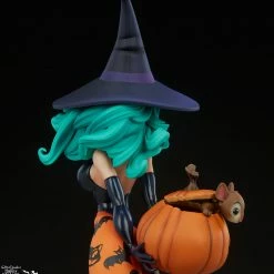 Maybang's Collectibles Sideshow Collectibles Sideshow Chris Sanders Happy HallowQueens Collection Pumpkin Witch Statue