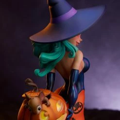 Maybang's Collectibles Sideshow Collectibles Sideshow Chris Sanders Happy HallowQueens Collection Pumpkin Witch Statue