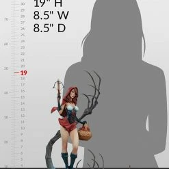 Maybang's Collectibles Sideshow Collectibles Sideshow J. Scott Campbell’s Fairytale Fantasies Collection Red Riding Hood Statue