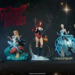 Maybang's Collectibles Sideshow Collectibles Sideshow J. Scott Campbell’s Fairytale Fantasies Collection Red Riding Hood Statue