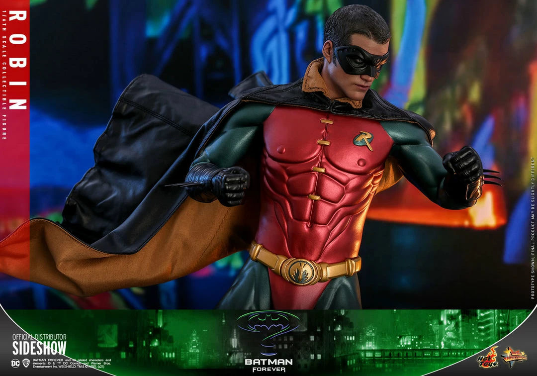 Maybang's Collectibles Hot Toys DC Comics Batman Forever Robin 1/6 Scale 12" Collectible Figure 10 Maybang's Collectibles Hot Toys DC Comics Batman Forever Robin 1/6 Scale 12" Collectible Figure