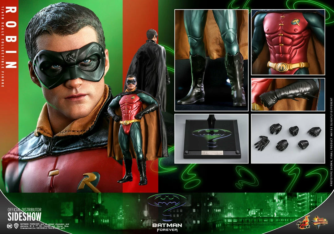 Maybang's Collectibles Hot Toys DC Comics Batman Forever Robin 1/6 Scale 12" Collectible Figure 16 Maybang's Collectibles Hot Toys DC Comics Batman Forever Robin 1/6 Scale 12" Collectible Figure