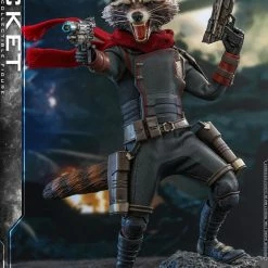 Maybang's Collectibles Hot Toys Marvel Comics Avengers Endgame Rocket Raccoon 1/6 Scale Collectible Figure