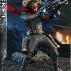 Maybang's Collectibles Hot Toys Marvel Comics Avengers Endgame Rocket Raccoon 1/6 Scale Collectible Figure