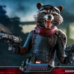 Maybang's Collectibles Hot Toys Marvel Comics Avengers Endgame Rocket Raccoon 1/6 Scale Collectible Figure