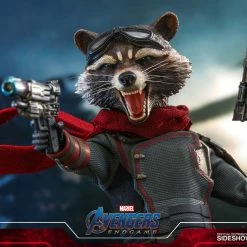 Maybang's Collectibles Hot Toys Marvel Comics Avengers Endgame Rocket Raccoon 1/6 Scale Collectible Figure