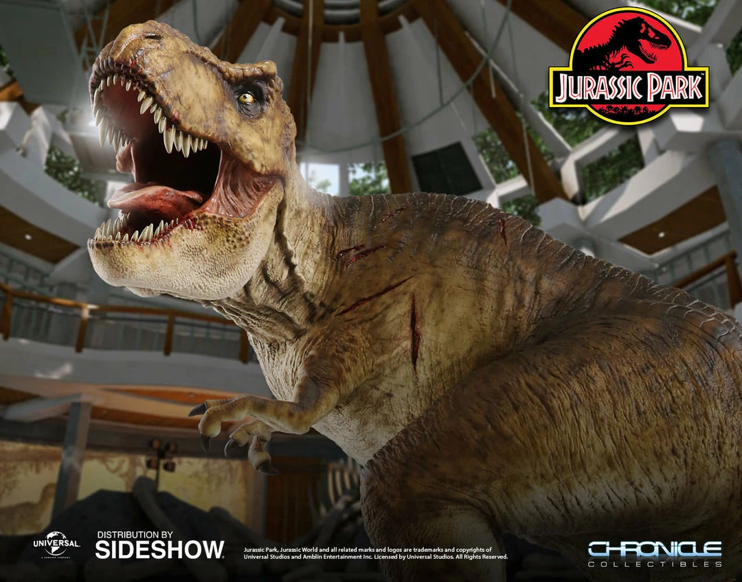 Maybang's Collectibles Chronicle Collectibles Jurassic Park 1/9 Scale T-Rex Rotunda Rex Statue 2 Maybang's Collectibles Chronicle Collectibles Jurassic Park 1/9 Scale T-Rex Rotunda Rex Statue