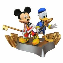 Maybang's Collectibles Disney Kingdom Hearts Mickey Mouse Donald Duck Gallery Figure Statue – Exclusive