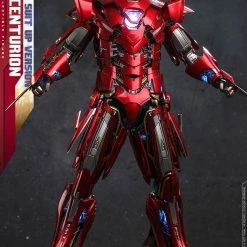 Maybang's Collectibles Hot Toys Marvel Comics Iron Man 3 Iron Man Silver Centurion (Armor Suit Up Version) Diecast 1/6 Scale 12