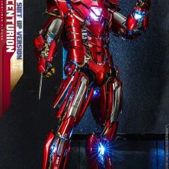 Maybang's Collectibles Hot Toys Marvel Comics Iron Man 3 Iron Man Silver Centurion (Armor Suit Up Version) Diecast 1/6 Scale 12