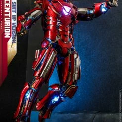 Maybang's Collectibles Hot Toys Marvel Comics Iron Man 3 Iron Man Silver Centurion (Armor Suit Up Version) Diecast 1/6 Scale 12