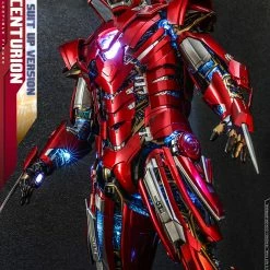 Maybang's Collectibles Hot Toys Marvel Comics Iron Man 3 Iron Man Silver Centurion (Armor Suit Up Version) Diecast 1/6 Scale 12