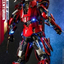 Maybang's Collectibles Hot Toys Marvel Comics Iron Man 3 Iron Man Silver Centurion (Armor Suit Up Version) Diecast 1/6 Scale 12