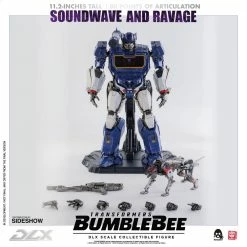Vendor-unknown Threezero Bumblebee DLX Scale Collectible Series Soundwave And Ravage Collectible Figure