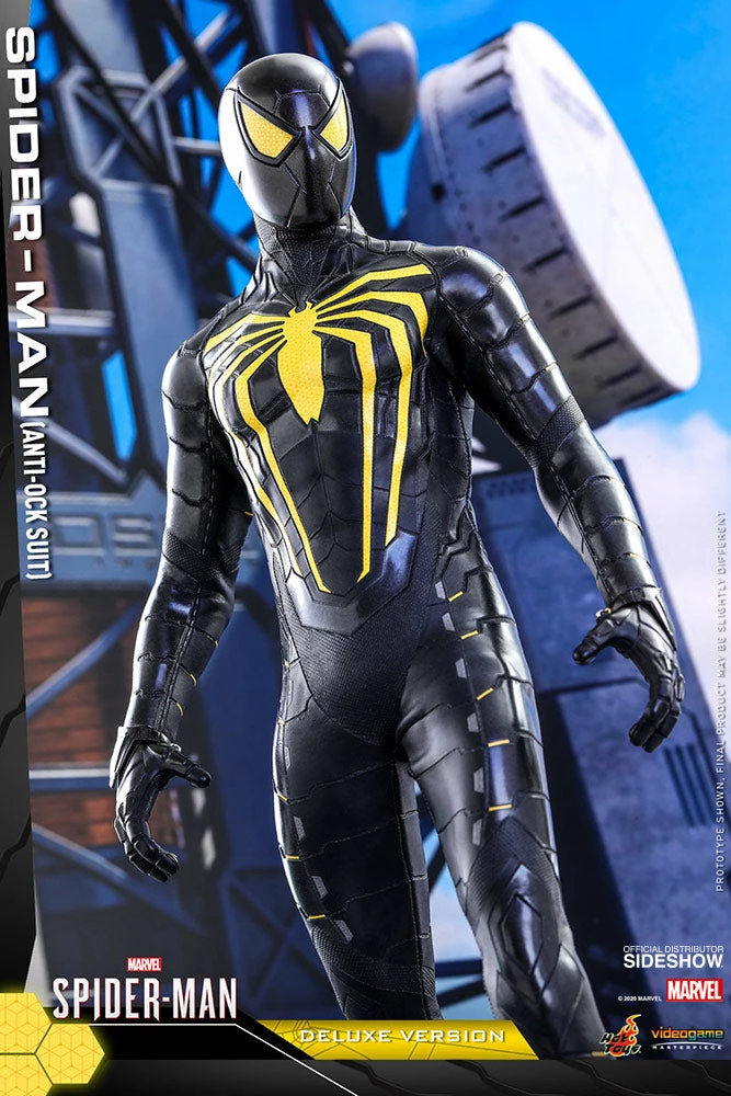Maybang's Collectibles Hot Toys Marvel Spider-Man Game Spider-Man (Anti-Ock Suit) Deluxe 1/6 Scale 12 Action Figure 7 Maybang's Collectibles Hot Toys Marvel Spider-Man Game Spider-Man (Anti-Ock Suit) Deluxe 1/6 Scale 12 Action Figure
