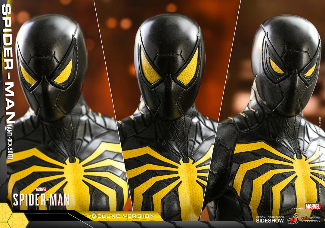 Maybang's Collectibles Hot Toys Marvel Spider-Man Game Spider-Man (Anti-Ock Suit) Deluxe 1/6 Scale 12 Action Figure 13 Maybang's Collectibles Hot Toys Marvel Spider-Man Game Spider-Man (Anti-Ock Suit) Deluxe 1/6 Scale 12 Action Figure