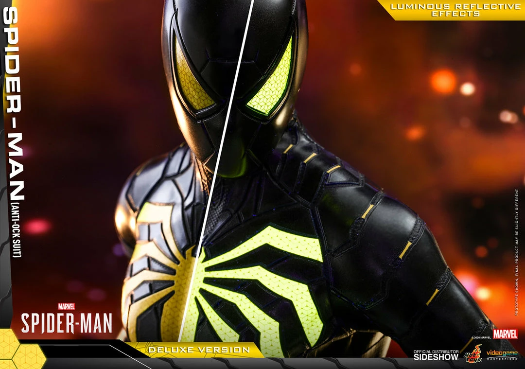 Maybang's Collectibles Hot Toys Marvel Spider-Man Game Spider-Man (Anti-Ock Suit) Deluxe 1/6 Scale 12 Action Figure 14 Maybang's Collectibles Hot Toys Marvel Spider-Man Game Spider-Man (Anti-Ock Suit) Deluxe 1/6 Scale 12 Action Figure