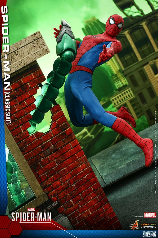 Maybang's Collectibles Hot Toys Marvel Spider-Man Game Spider-Man (Classic Suit) 1/6 Scale Collectible Figure 2 Maybang's Collectibles Hot Toys Marvel Spider-Man Game Spider-Man (Classic Suit) 1/6 Scale Collectible Figure