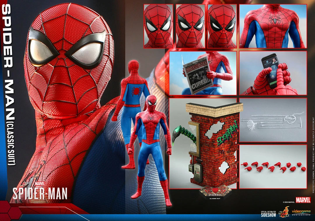 Maybang's Collectibles Hot Toys Marvel Spider-Man Game Spider-Man (Classic Suit) 1/6 Scale Collectible Figure 21 Maybang's Collectibles Hot Toys Marvel Spider-Man Game Spider-Man (Classic Suit) 1/6 Scale Collectible Figure