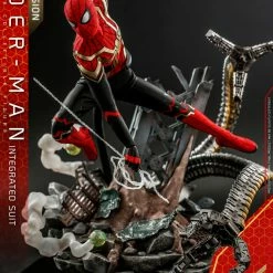 Maybang's Collectibles Hot Toys Marvel Spider-Man No Way Home Spider-Man (Integrated Suit) Deluxe Version 1/6 Scale 12" Collectible Figure 22 Maybang's Collectibles Hot Toys Marvel Spider-Man No Way Home Spider-Man (Integrated Suit) Deluxe Version 1/6 Scale 12