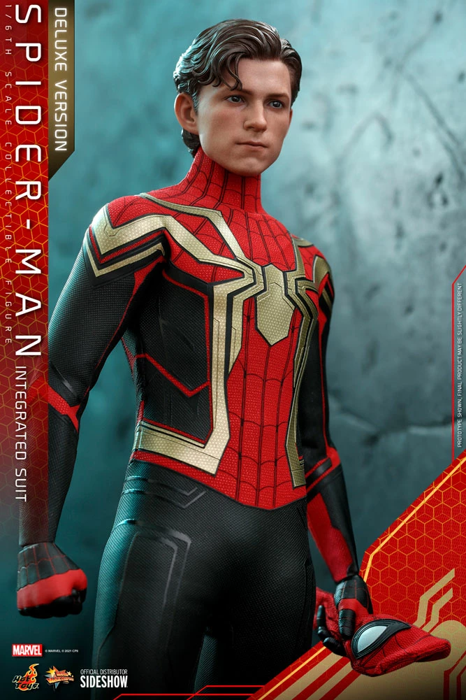 Maybang's Collectibles Hot Toys Marvel Spider-Man No Way Home Spider-Man (Integrated Suit) Deluxe Version 1/6 Scale 12" Collectible Figure 17 Maybang's Collectibles Hot Toys Marvel Spider-Man No Way Home Spider-Man (Integrated Suit) Deluxe Version 1/6 Scale 12" Collectible Figure