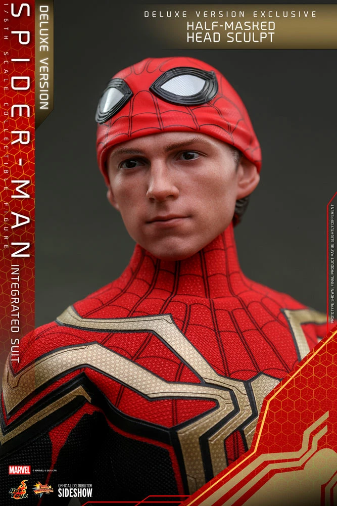 Maybang's Collectibles Hot Toys Marvel Spider-Man No Way Home Spider-Man (Integrated Suit) Deluxe Version 1/6 Scale 12" Collectible Figure 18 Maybang's Collectibles Hot Toys Marvel Spider-Man No Way Home Spider-Man (Integrated Suit) Deluxe Version 1/6 Scale 12" Collectible Figure