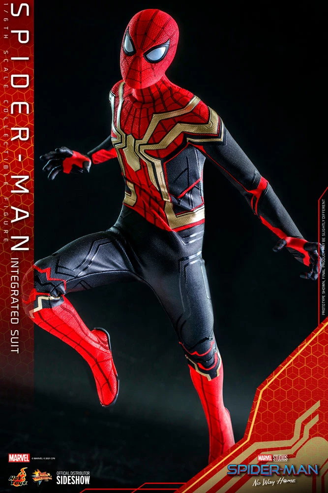 Maybang's Collectibles Hot Toys Marvel Spider-Man No Way Home Spider-Man (Integrated Suit) 1/6 Scale 12" Collectible Figure 3 Maybang's Collectibles Hot Toys Marvel Spider-Man No Way Home Spider-Man (Integrated Suit) 1/6 Scale 12" Collectible Figure