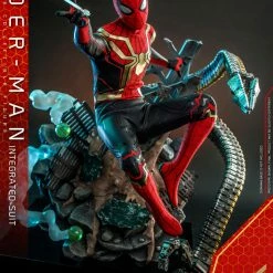 Maybang's Collectibles Hot Toys Marvel Spider-Man No Way Home Spider-Man (Integrated Suit) 1/6 Scale 12" Collectible Figure 21 Maybang's Collectibles Hot Toys Marvel Spider-Man No Way Home Spider-Man (Integrated Suit) 1/6 Scale 12