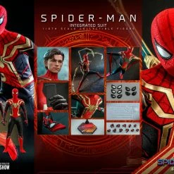 Maybang's Collectibles Hot Toys Marvel Spider-Man No Way Home Spider-Man (Integrated Suit) 1/6 Scale 12" Collectible Figure 31 Maybang's Collectibles Hot Toys Marvel Spider-Man No Way Home Spider-Man (Integrated Suit) 1/6 Scale 12