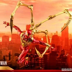 Maybang's Collectibles Hot Toys Marvel Spider-Man Game Spider-Man (Iron Spider Armor) 1/6 Scale 12 Action Figure