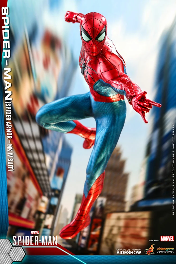 Maybang's Collectibles Hot Toys Marvel Spider-Man Game Spider-Man (Spider Armor - MK IV Suit) 1/6 Scale 12 Action Figure 1 Maybang's Collectibles Hot Toys Marvel Spider-Man Game Spider-Man (Spider Armor - MK IV Suit) 1/6 Scale 12 Action Figure