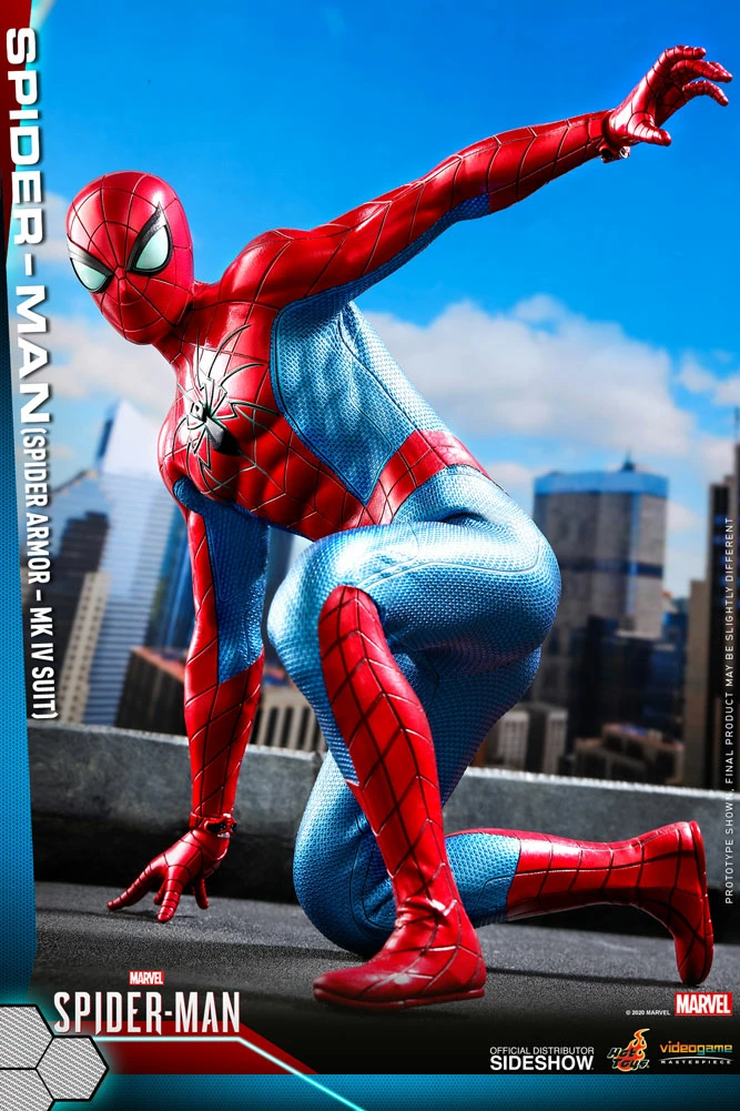 Maybang's Collectibles Hot Toys Marvel Spider-Man Game Spider-Man (Spider Armor - MK IV Suit) 1/6 Scale 12 Action Figure 3 Maybang's Collectibles Hot Toys Marvel Spider-Man Game Spider-Man (Spider Armor - MK IV Suit) 1/6 Scale 12 Action Figure