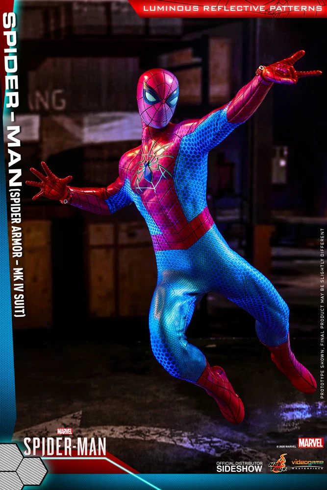 Maybang's Collectibles Hot Toys Marvel Spider-Man Game Spider-Man (Spider Armor - MK IV Suit) 1/6 Scale 12 Action Figure 7 Maybang's Collectibles Hot Toys Marvel Spider-Man Game Spider-Man (Spider Armor - MK IV Suit) 1/6 Scale 12 Action Figure