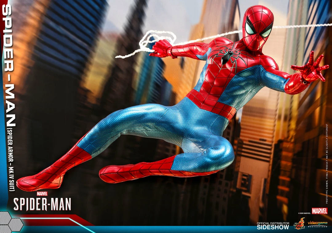 Maybang's Collectibles Hot Toys Marvel Spider-Man Game Spider-Man (Spider Armor - MK IV Suit) 1/6 Scale 12 Action Figure 10 Maybang's Collectibles Hot Toys Marvel Spider-Man Game Spider-Man (Spider Armor - MK IV Suit) 1/6 Scale 12 Action Figure