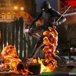 Maybang's Collectibles Hot Toys Marvel Comics Spider-Man: Far From Home Spider-Man (Stealth Suit) Deluxe Version 1/6 Scale Figure