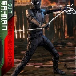Maybang's Collectibles Hot Toys Marvel Comics Spider-Man: Far From Home Spider-Man (Stealth Suit) Deluxe Version 1/6 Scale Figure