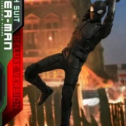 Maybang's Collectibles Hot Toys Marvel Comics Spider-Man: Far From Home Spider-Man (Stealth Suit) Deluxe Version 1/6 Scale Figure