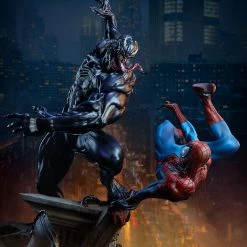 Maybang's Collectibles Sideshow Marvel Comics Spider-Man Vs. Venom Maquette Statue Sideshow Collectibles